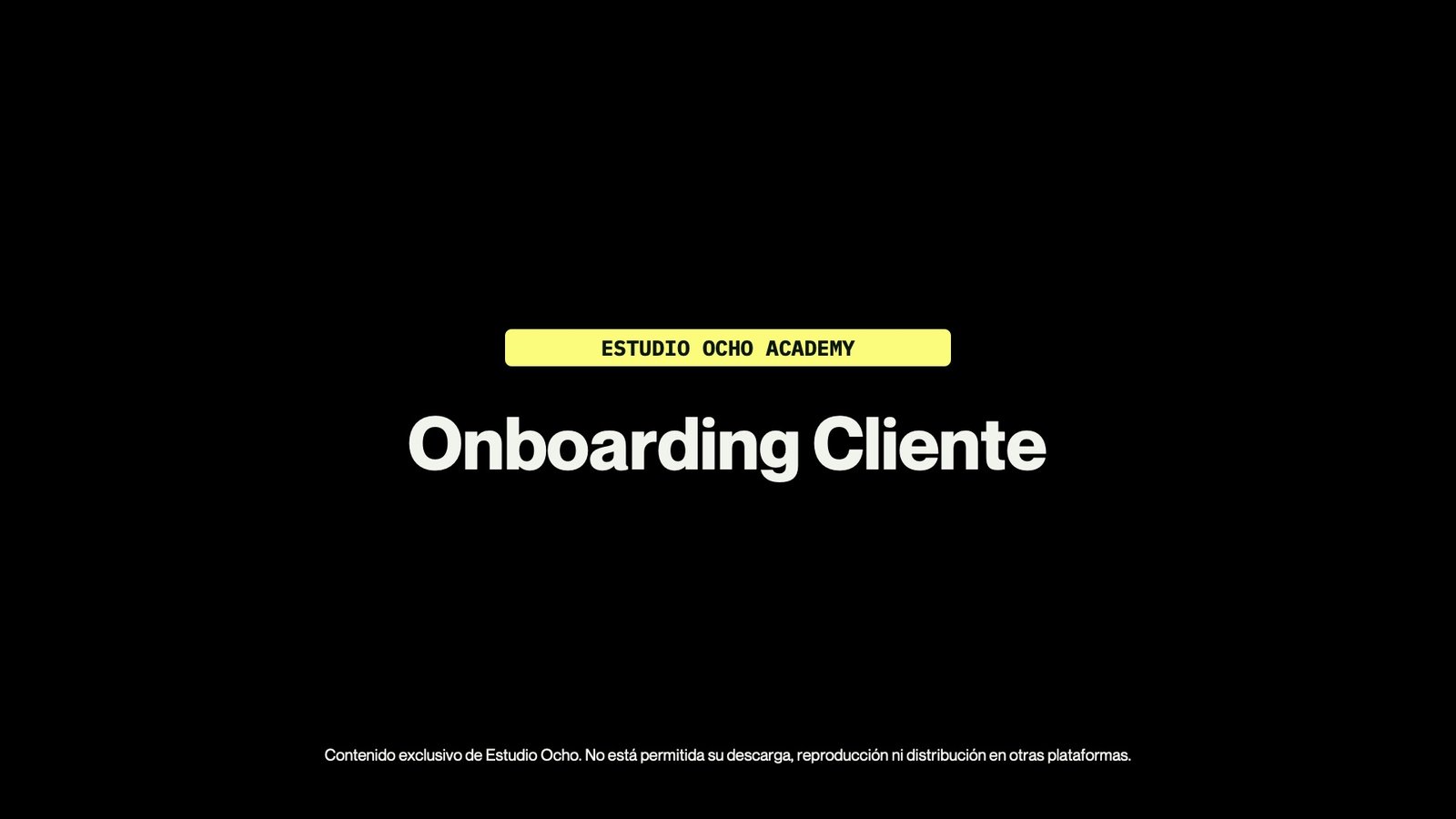 Onboarding Cliente